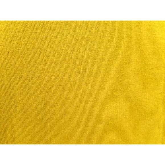 Zara women's t-shirt mustard Yellow Eternal Forever Size Med - Picture 4 of 7